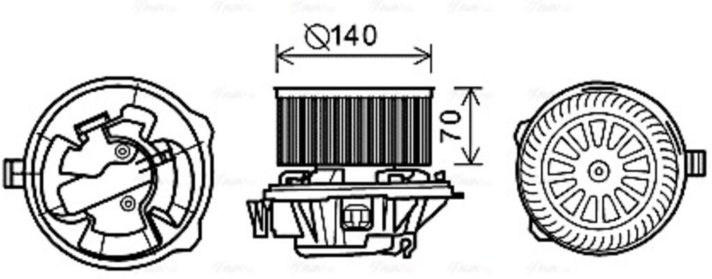 Innenraumgebläse AVA COOLING CN8289
