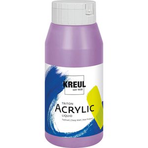 Kreul Acrylfarben 17043 Triton Acrylic Liquid, flieder, 750ml
