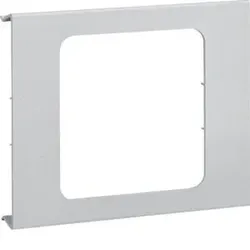 Hager R94817035 Blende 1-f, BRA/S, 100, PVC, lichtgrau