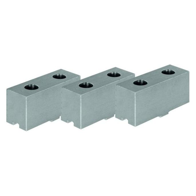 Magni Ungestufte Aufsatzbacke AB. Größe 350/400. 3-Backensatz. DIN 6350 ungehärtet (107639)
