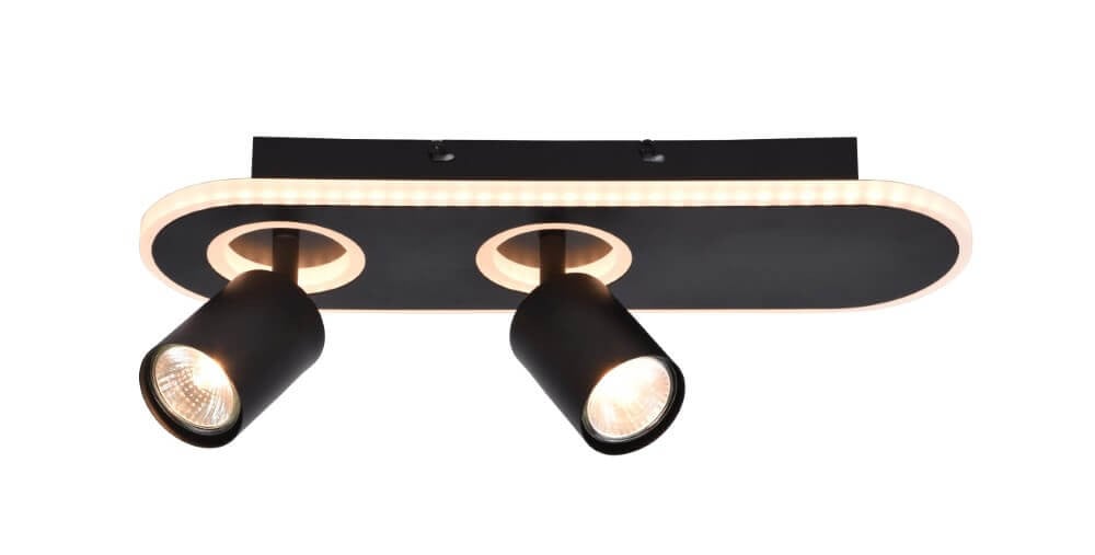 Brilliant Kimon Led plafondspot zwart