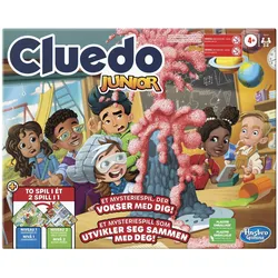 Hasbro Cluedo Junior 2 Games in 1 (DK/NO) (Deutsch, Norwegisch, 2 - 6 Spieler)
