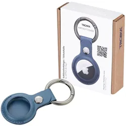 TROIKA® Schlüsselanhänger AIRTAG COVER, blau