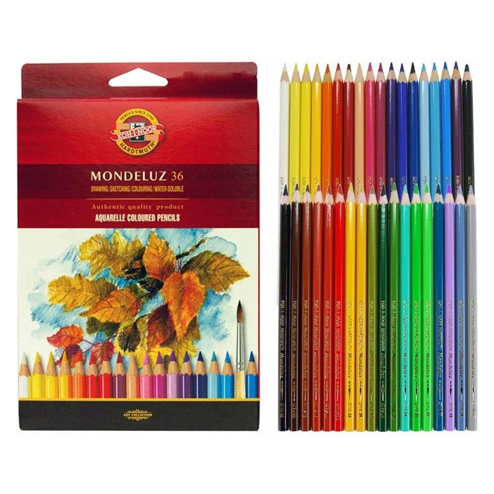Koh-i-Noor Farbige Aquarellstifte, (36) 1301-202 (36x) (WIKR-1012621)