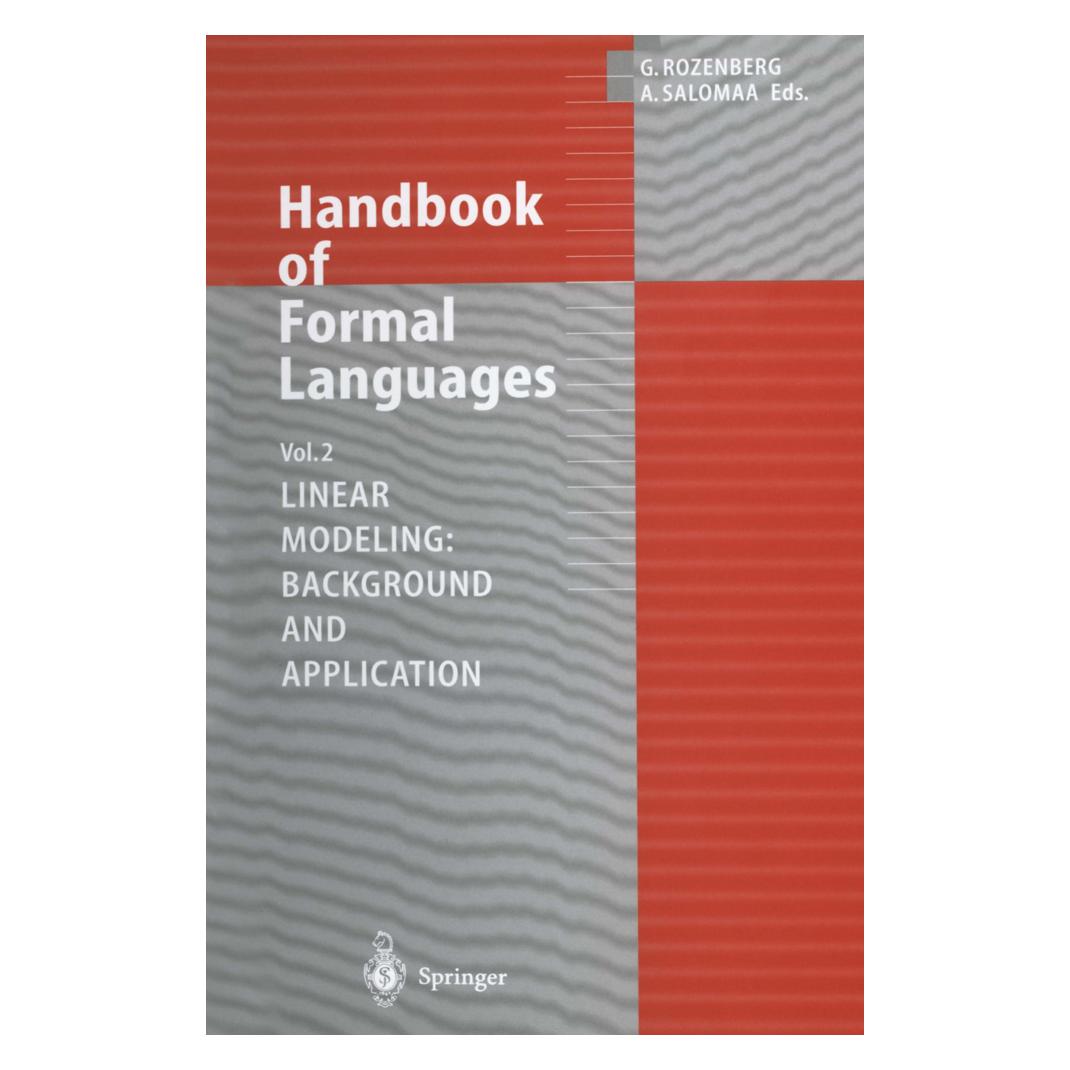 Springer Handbook of Formal Languages (Englisch, Softcover, Arto Salomaa, Grzegorz Rozenberg) (55375773)
