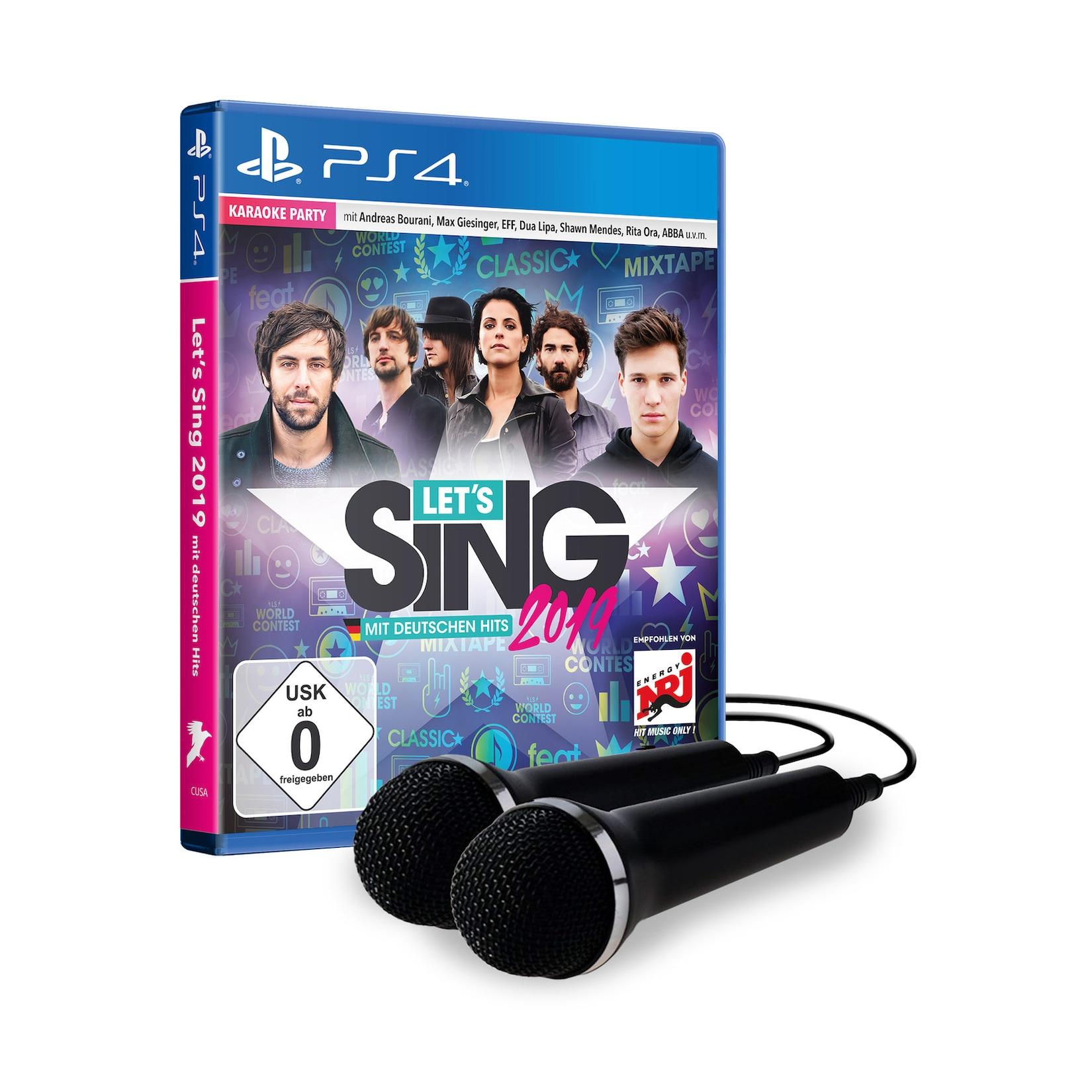 Let's Sing 2019 mit deutschen Hits [+ 2 Mics] (PS4) (USK)