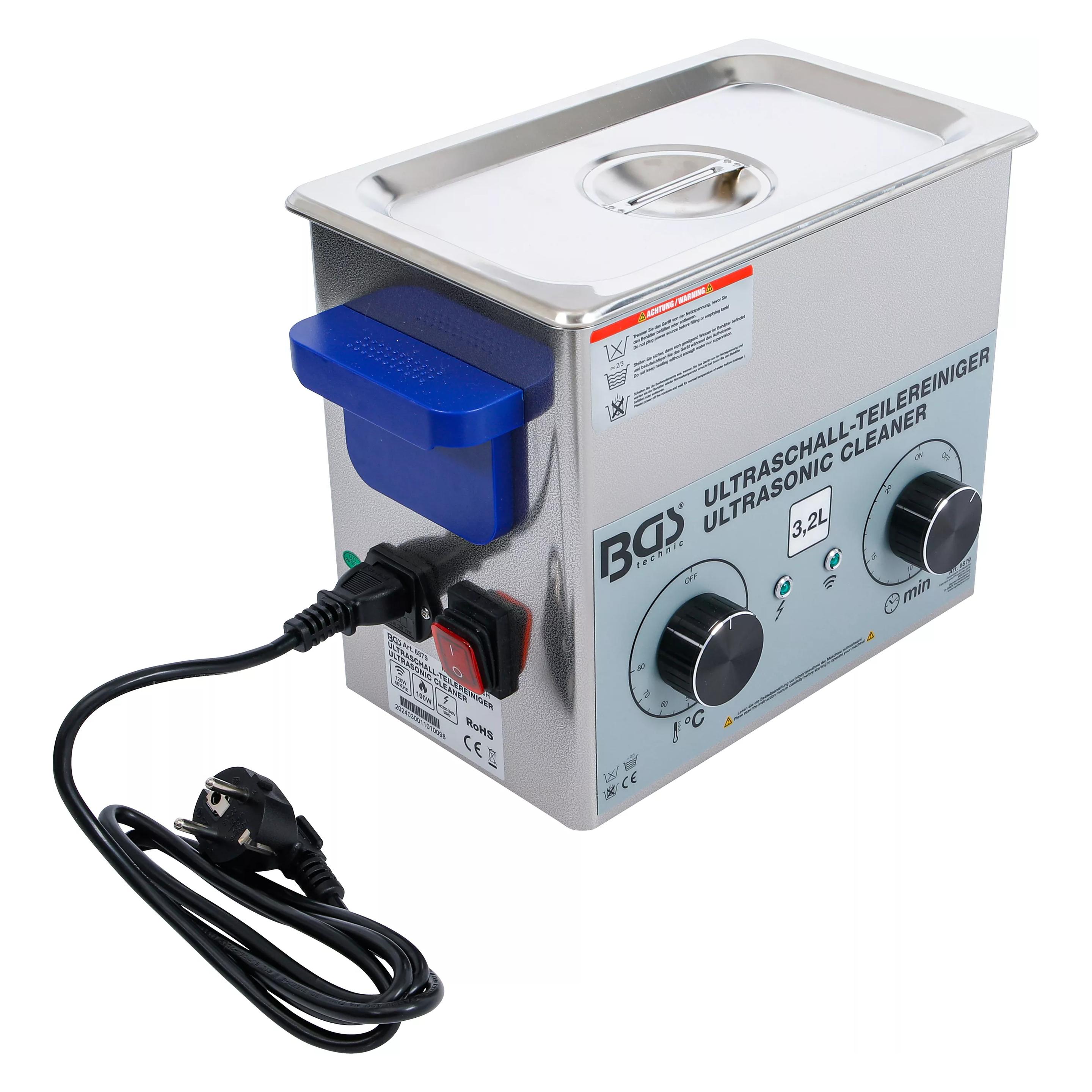 BGS Ultraschall-Teilereiniger (40 kHz, 3.20 l) (6879)