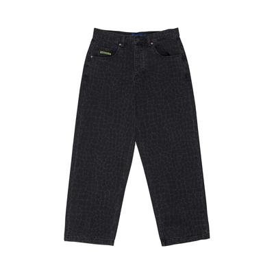 Weite Jeans DC SHOES "Baggy Denim Snake", Herren, Gr. 34(L) / Länge 34(L), Normalgrößen, schwarz (laser scales snake), Obermaterial: 75% Baumwolle, 25% Baumwolle., Jeans