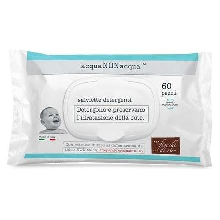 Fiocchi di riso Water-Resistant Cleansing Wipes 60 Pieces with Plaque - Banana Scented - Cleanses an (53208093)