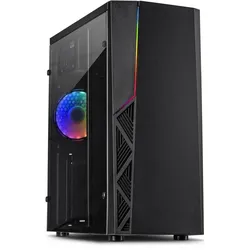 Inter-Tech B-02 RGB Tower Schwarz