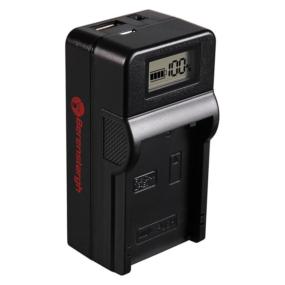 Berenstargh Synchron USB Ladegerät f. Canon LP-E8 EOS 550D 600D 650D 700D (Kamera Akku Ladegerät) (61064268)