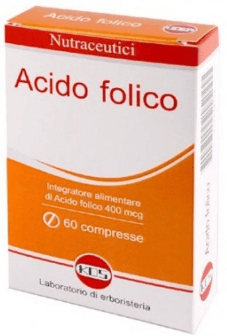 Kos Acido Folico Integratore 400 mcg 60 Compresse