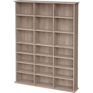 Vicco CD-Regal Jukebox, sonoma eiche, aus Holz, 105,4 x 136 x 19cm, 21 Fächer