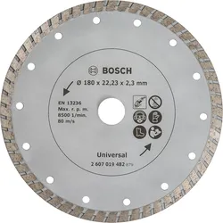 Bosch Diamanttrennscheibe Turbo, 180mm - 2607019482