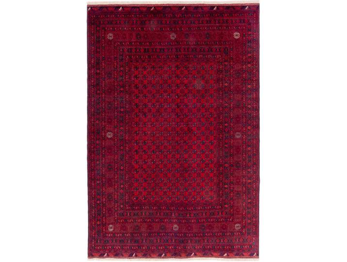 Afghan Mauri Teppich 202x298 Handgeknüpft Orientteppich Wolle