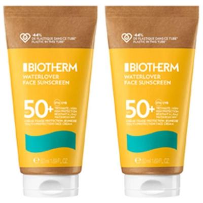 Biotherm Waterlover Anti-Aging Sonnencreme LSF 50 2x 2x50 ml Creme