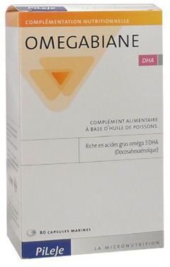 Pileje Omegabiane DHA 80 capsules