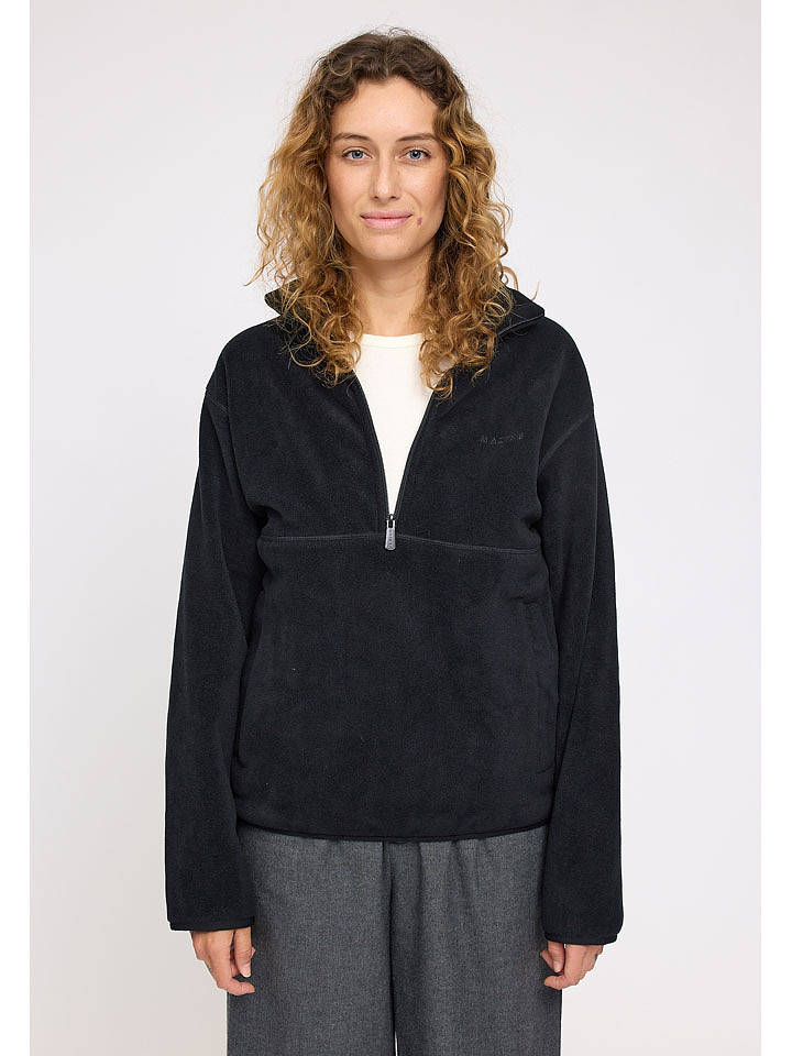 MAZINE Fleecepullover "Nash" in Schwarz - L