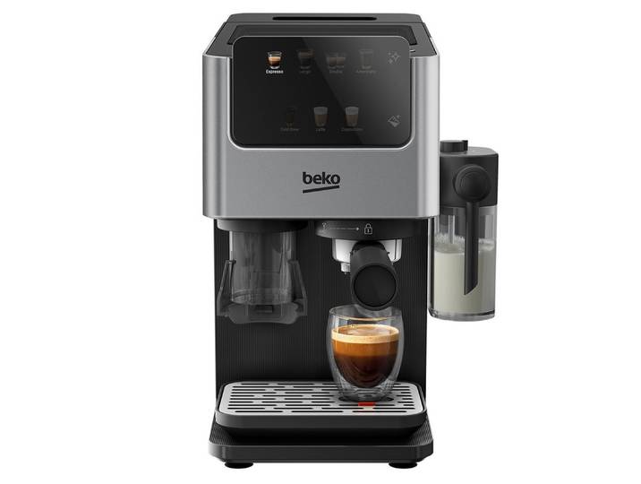 BEKO Kaffeevollautomat CED 7524 X, 20 Bar Pumpendruck, BrewSense™ Technologie