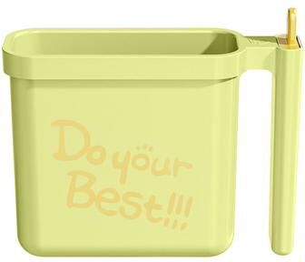 ModernMart QuickPrep Instant Noodle Bowl With Fork Heat Resistant Ramen Lunch Container green
