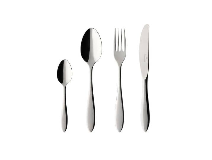 Besteck-Set VILLEROY & BOCH Tafelbesteck Arthur 24er Set silber , silber, Essbesteck-Sets