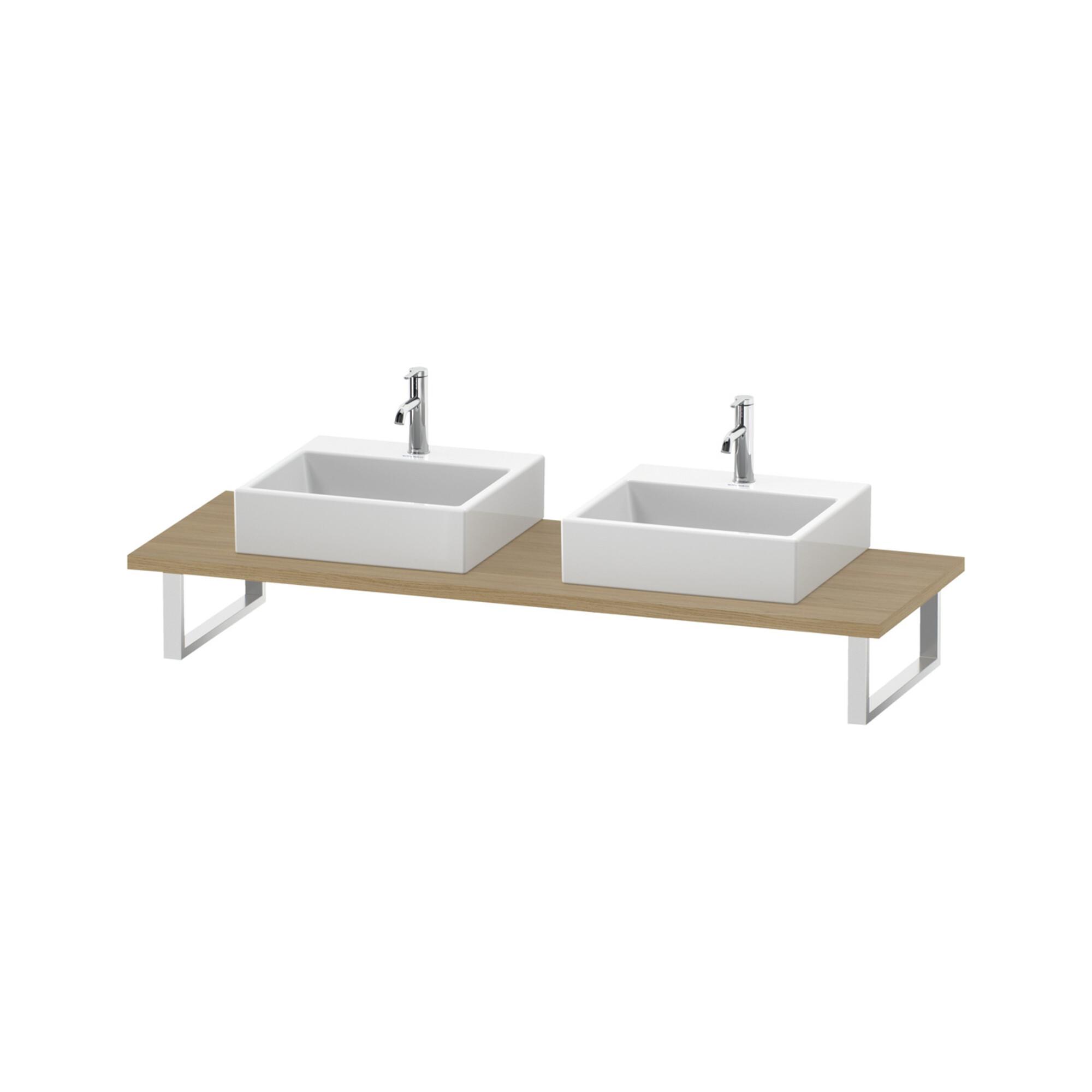Duravit Konsole L-Cube Stärke 3cm, Ei Nat, f Aufsatzbecken, var. (LC107C03030)