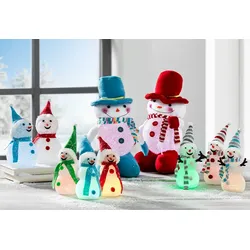 I-GLOW LED-Schneeballfiguren - 2er-Pack