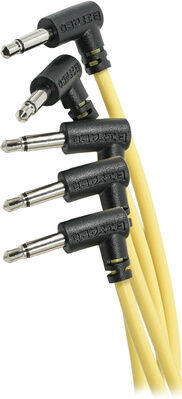 Befaco Patch Cables 15cm Yellow Gelb