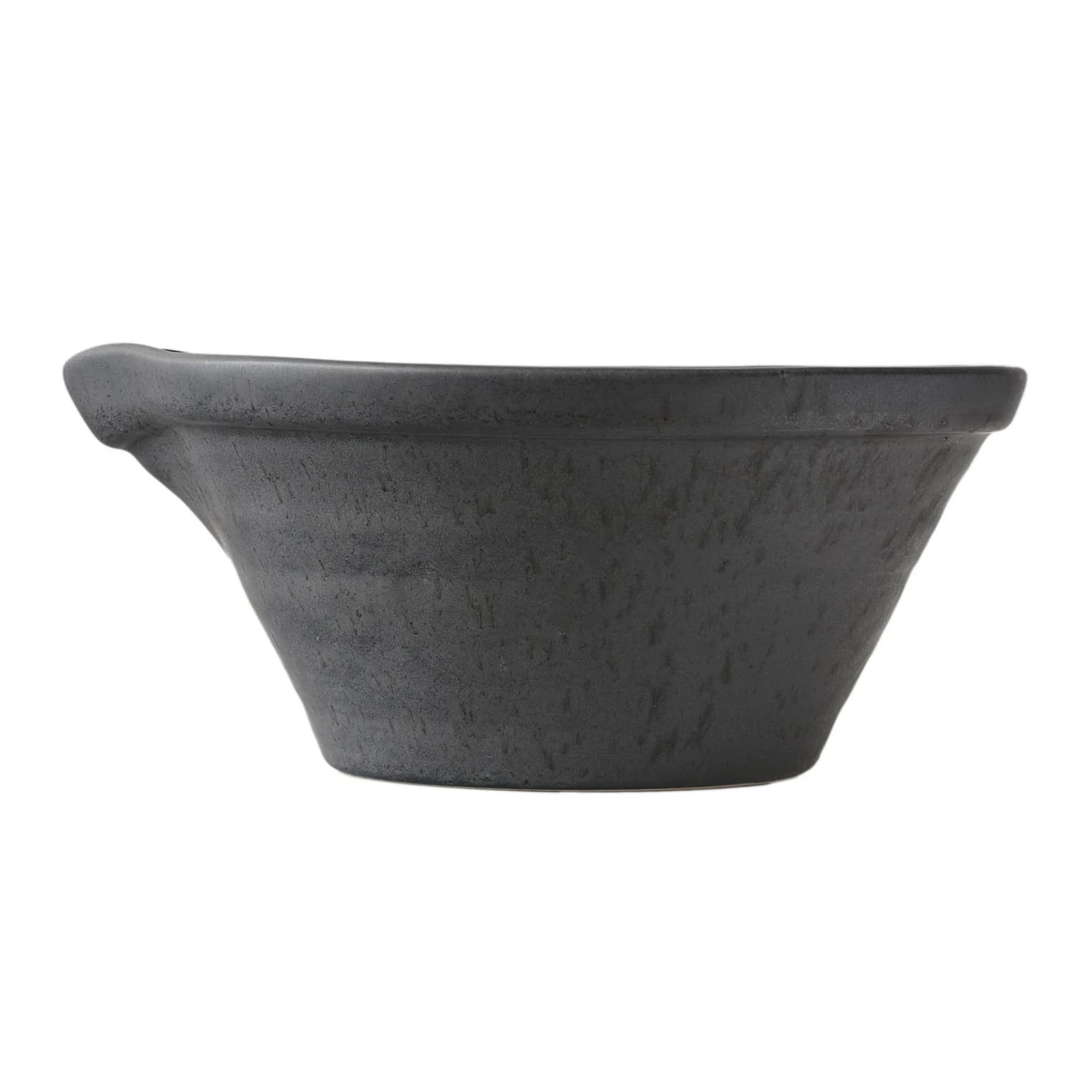 PotteryJo Peep deegkom mat zwart 27 cm