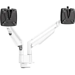 Novus Clu Duo C mit Tischbefestigung (Tisch, 27", 7 kg), Monitor Halterung, Weiss