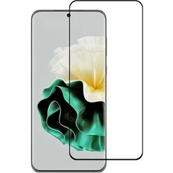 Screenguard Huawei P60 Pro Full Screen Panzerglas Schutzfolie 2.5D 9H (Huawei P60 Pro), Smartphone Schutzfolie, Schwarz