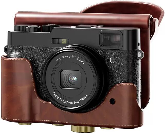INF Appareil Photo Numérique 2.7K 48MP, Zoom 16x et Griffe Flash Externe