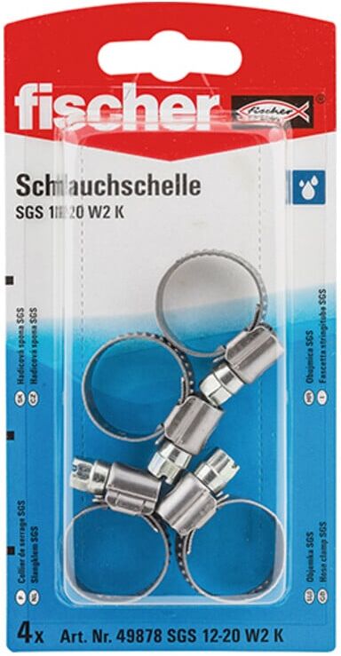 fischer Schlauchschelle SGS 12 - 20 W1 K SB-SaMo (049878)