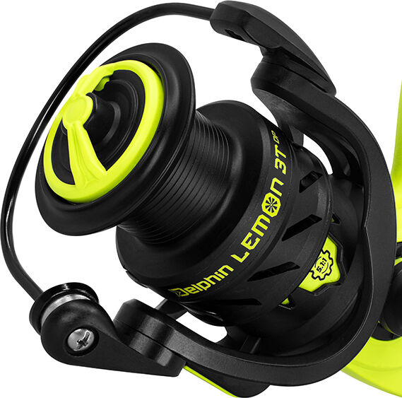 Bobine profonde Delphin LEMON 5T aluminium Gold, Black, Gray aluminium