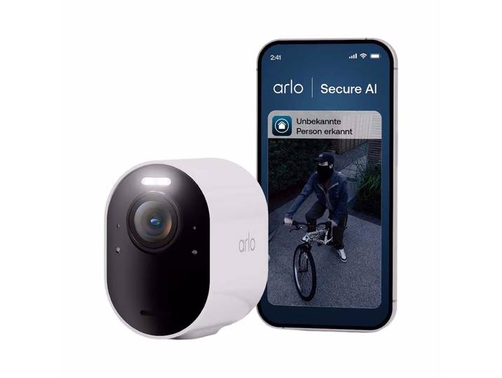 Arlo Ultra 3 Spotlight Camera Add-On white Netzwerkkamera – Überwachungskamera – weiss