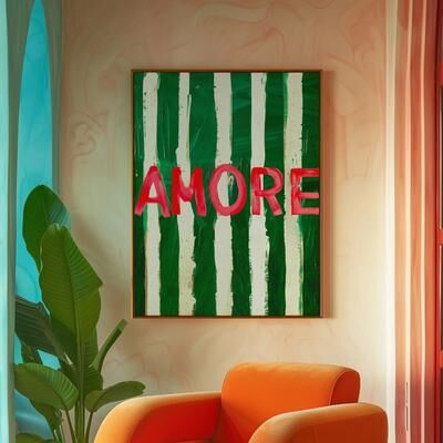 Useful Little Things Italian Cuisine Canvas Art Poster Retro Wine Glass & Chili Pepper Wall Print For Kitchen & Dining Decor d 7.9 In X 11.8 In w o Frame