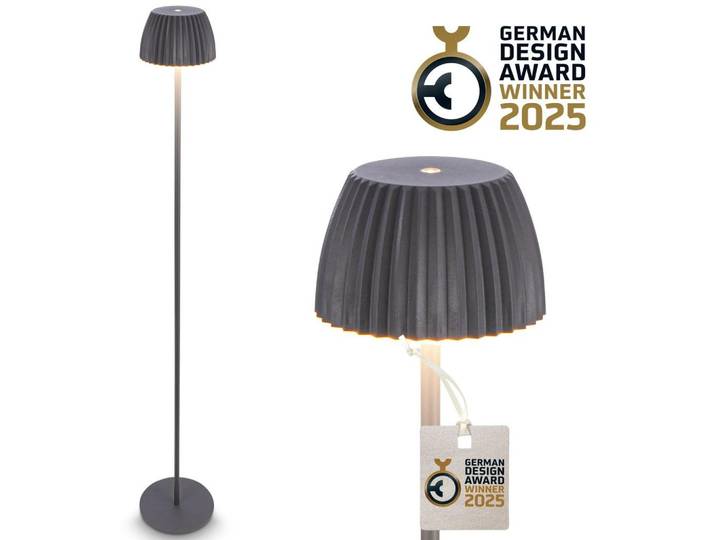 LED Stehlampe kabellos LED Stehleuchte Standleuchte Akku Wohnzimmer dimmbar