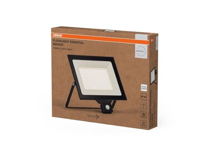 Osram Projecteur LED extérieur avec détecteur de mouvements HOMELIGHTING Floodlight Essential Sensor 150W 4000K 4099854