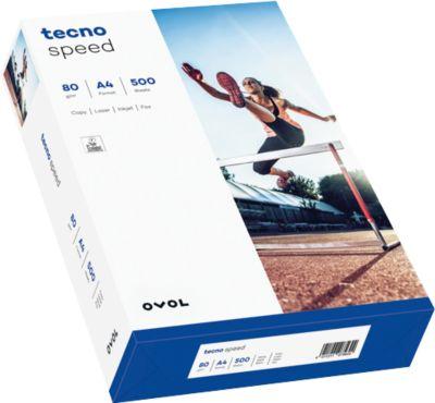 Kopierpapier tecno speed, DIN A4, 80 g/m², weiß, 5000 Blatt