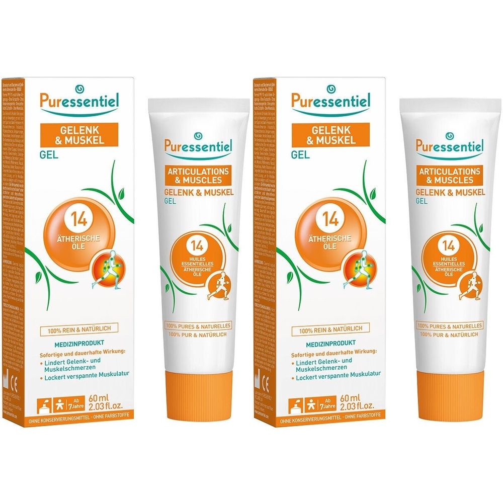 Puressentiel Gelenk & Muskel Gel 2x 2x60 ml