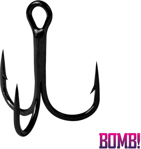 Delphin Hameҫon triple BOMB! MultiHook TRIPLE / par 6 #8 Gray, Silver #8