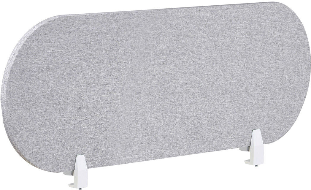 17 Stories Grey Desk Dividers Light Grey 40cm H x 120cm L