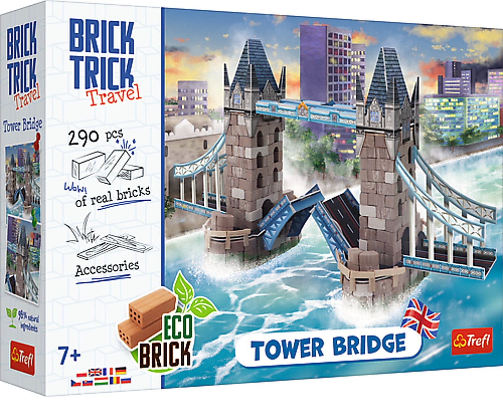 Trefl Brick Trick Travel Tower Bridge Bouwstenen - 290 stuks