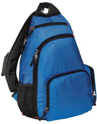 Port Authority BG112 Sling Pack in Snorkel Blue size OSFA   Polyester