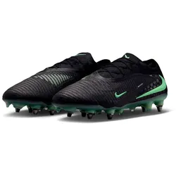 NIKE Phantom 6 Low Elite SG Stollen-Fußballschuhe 001 - black/illusion green-black 42