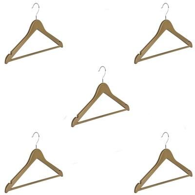 YBM Home Abs plastic Clothes/Suit Hangers, Perfect for Dresses Blouses&Pants,Shirts, Sweaters, Coat Set of 5