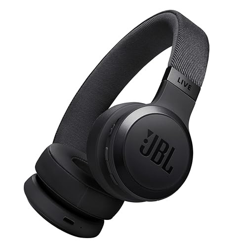JBL Live 670 NC Draadloze On-Ear Bluetooth-koptelefoon - Zwart