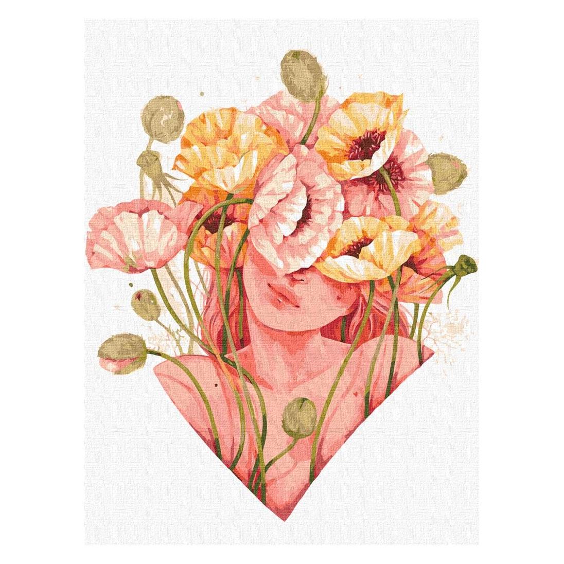 Ideyka Malen nach Zahlen - Floral Touch (56586932)