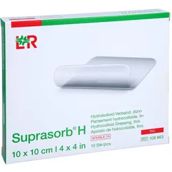 Suprasorb H Hydrokoll. Verband dünn 10x10 cm