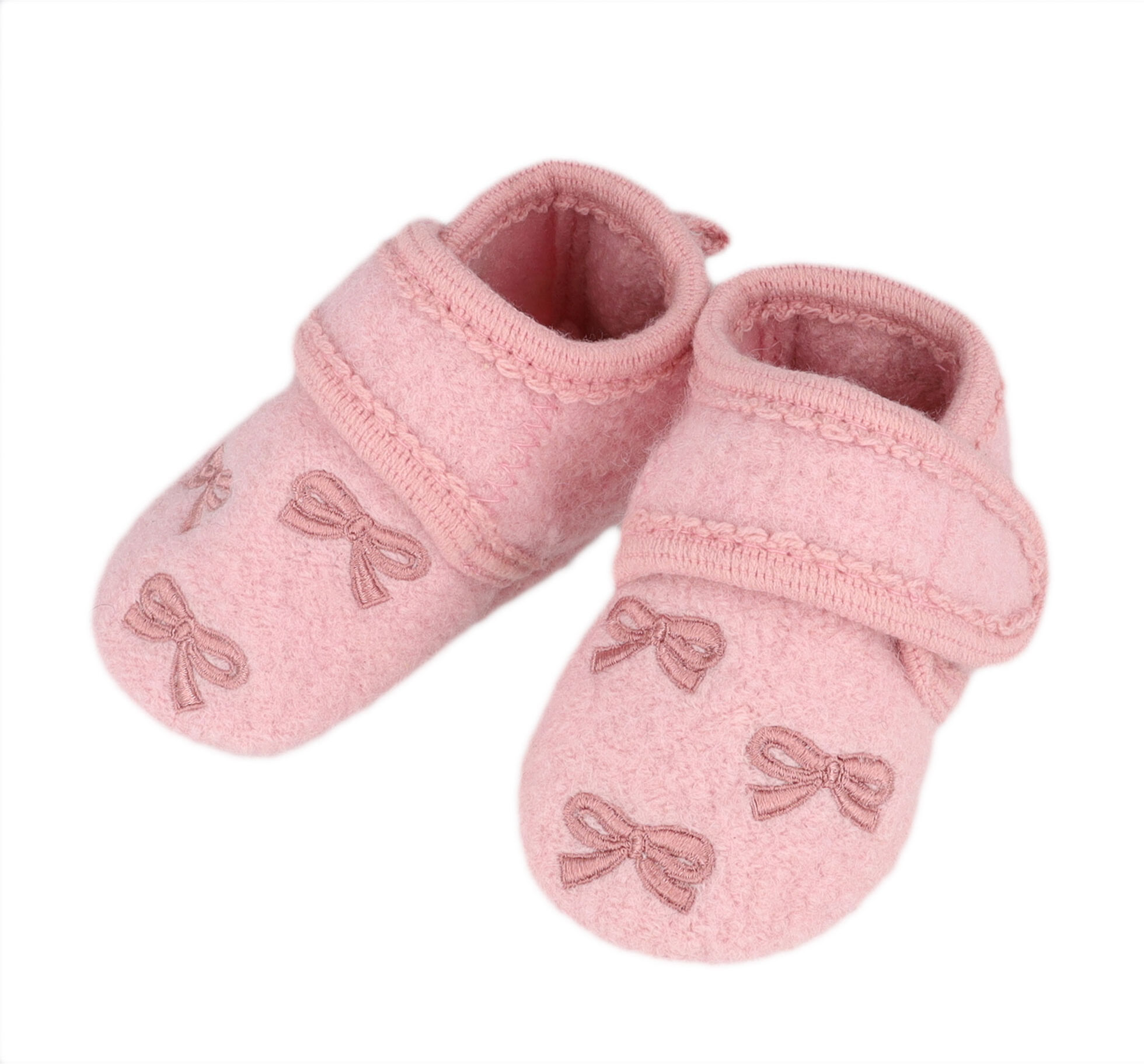Lauflernschuh MAXIMO, Mädchen, Gr. 19/20, altrosa, Obermaterial: 100% Wolle, Schuhe Lauflernschuh altrosa 19/20